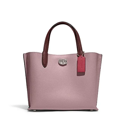 COACH 蔻驰拼色WILLOW 24号托特包