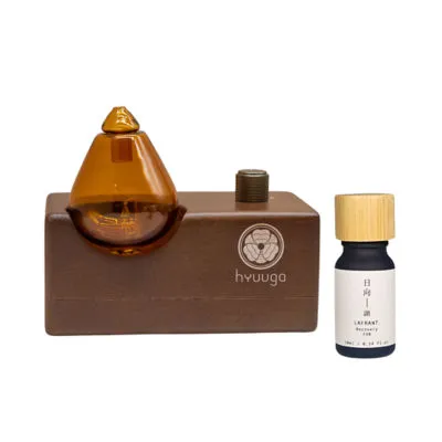 HYUUGA'S AROMATHERAPY PRODUCTS [Bundle] Lafrant. Essential Oil Blend + ShinrinYoku Home Diffuser