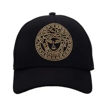 Versace 范思哲美杜莎铆钉棒球帽 棉 58 黑色
