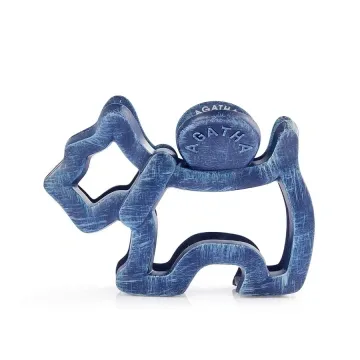 Agatha瑷嘉莎丹宁牛仔小狗系列发饰02150137-460-TU