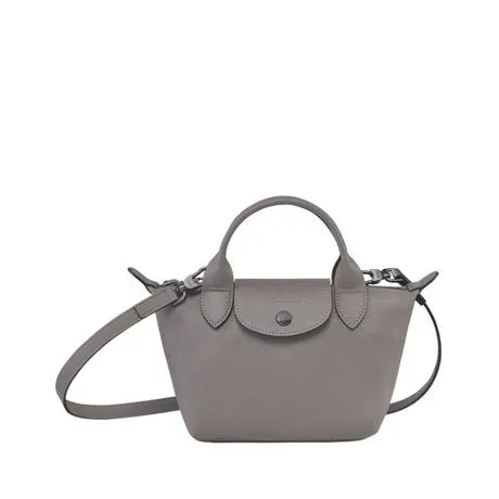 LONGCHAMP 珑骧Le Pliage Cuir 手提包特小号