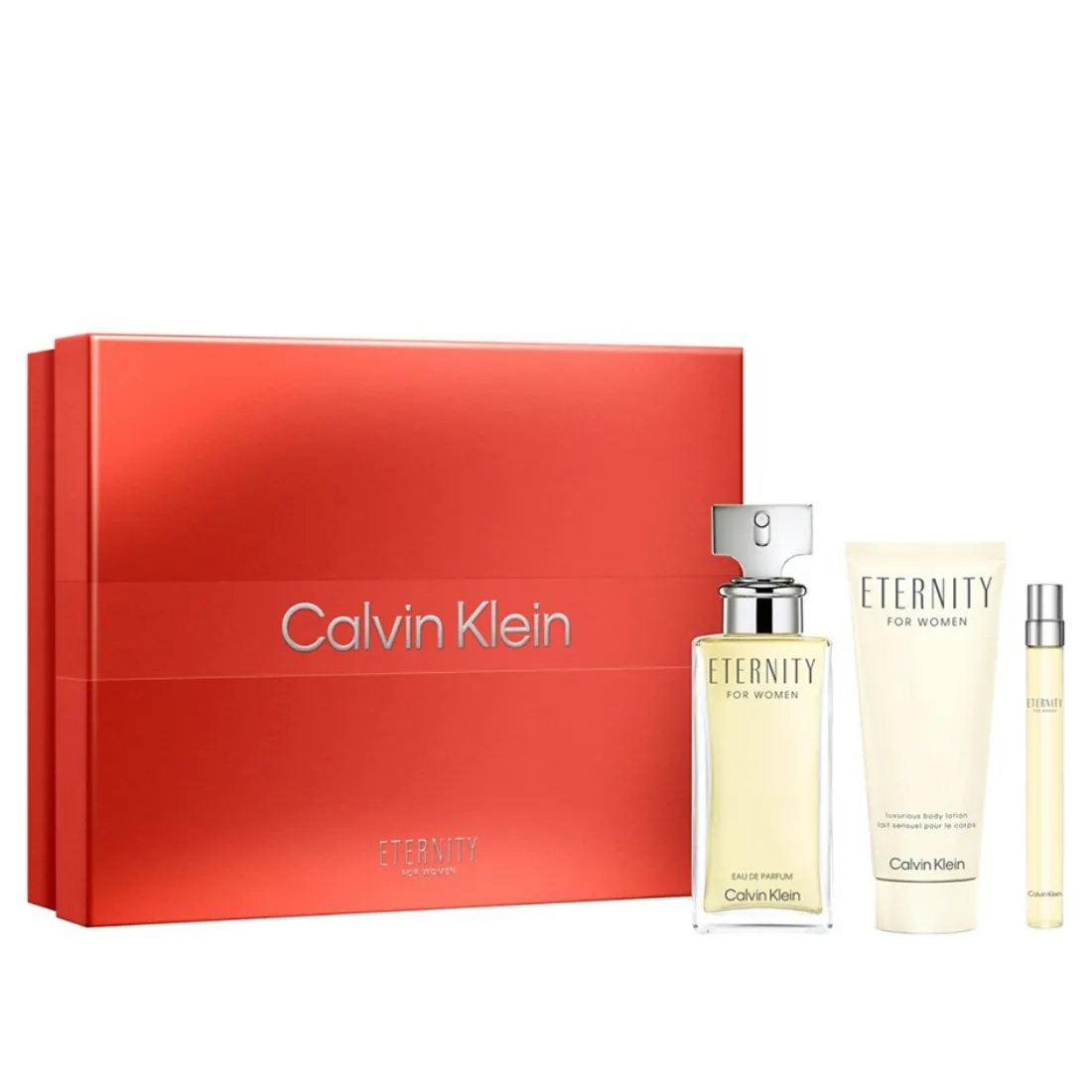 卡尔文·克莱恩永恒女士女士淡香水与身体乳三件套礼盒