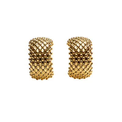 Run The Gamut Gold Earrings