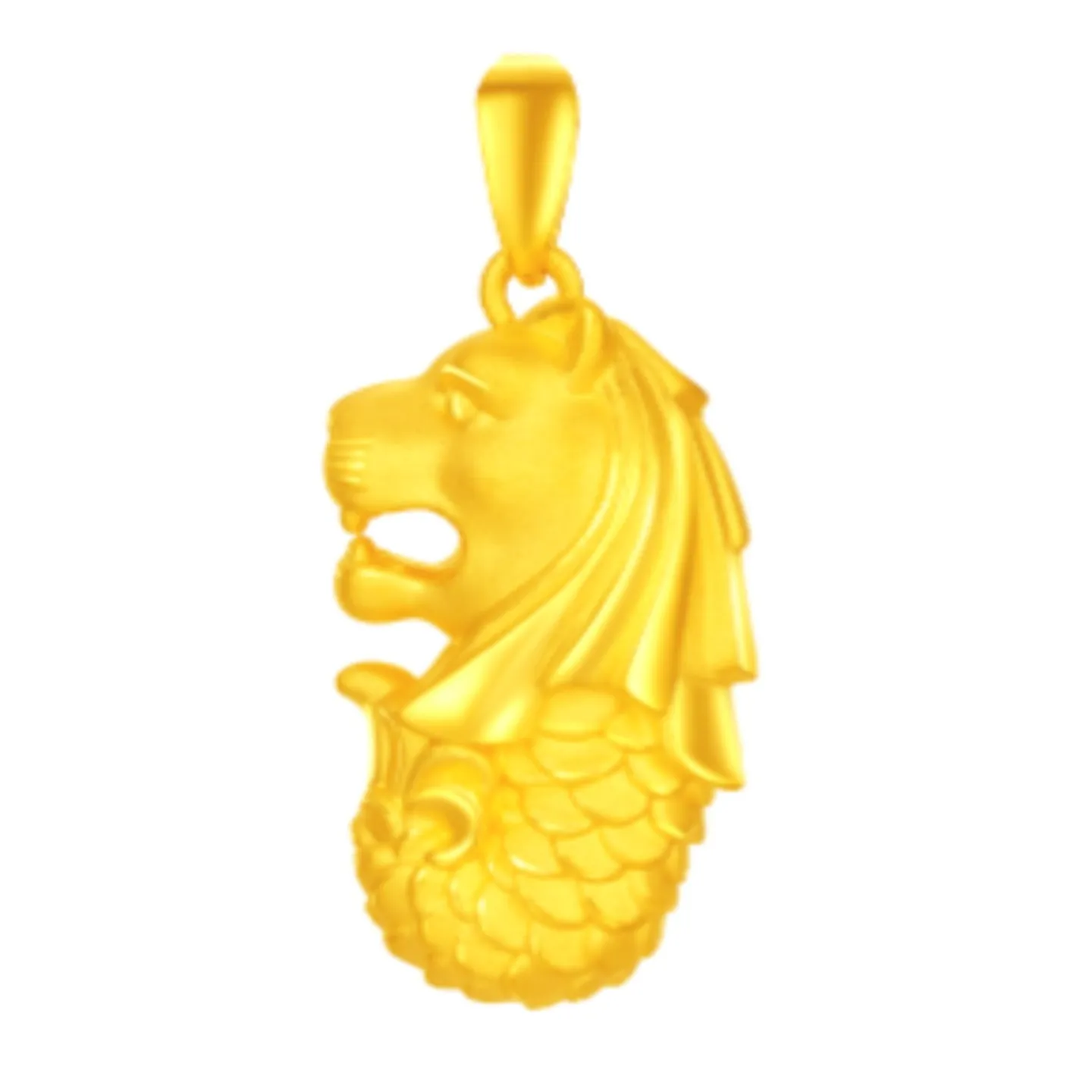 999 Gold Merlion Pendant