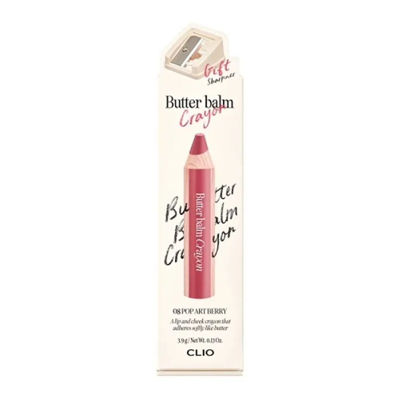 CLIO BUTTER BALM CRAYON 008 POP-ART BERRY
