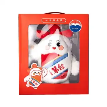 小茅吉祥物 100%聚酯纤维(身体) 95%聚酯纤维+5%氨纶(脸部)填 填充物:100%聚酯纤维