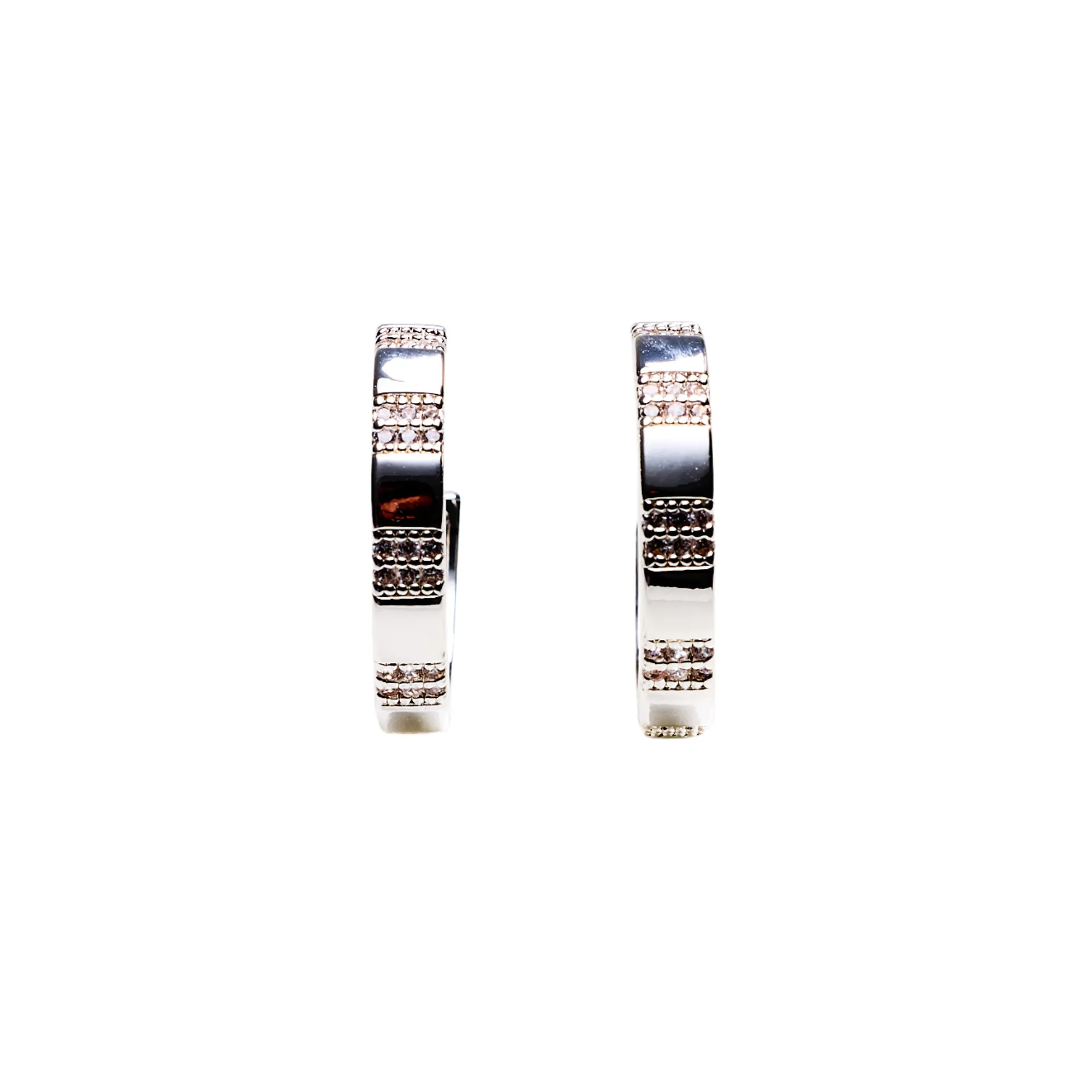 Lean On Me Silver Earrings
