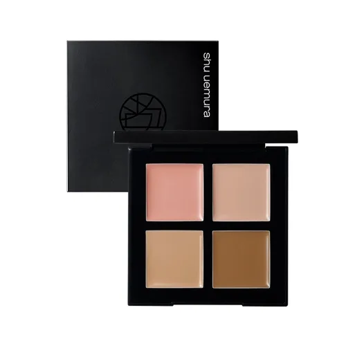 【特卖】植村秀羽纱修色四色遮瑕盘 冷肤色 4*1.5g