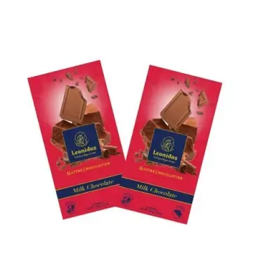 【特卖】利奥尼达斯板型牛奶巧克力（双片装）