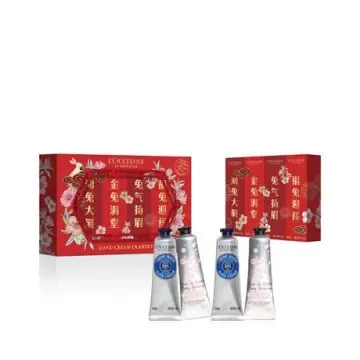 L'occitane 欧舒丹精选润手霜四件装（新春限定版）