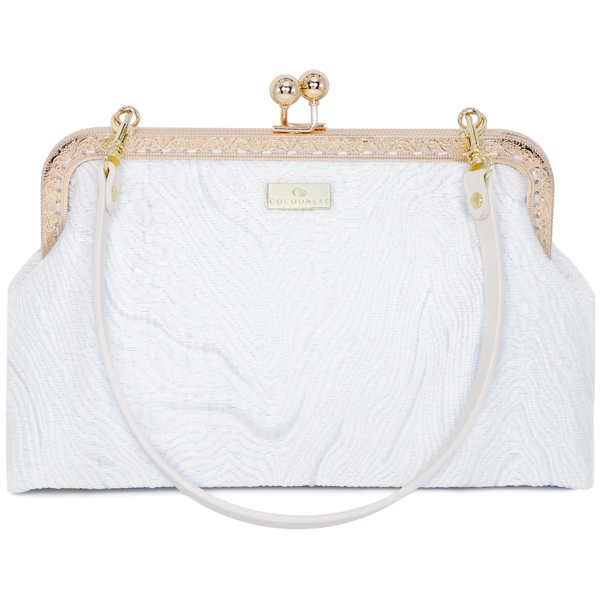 COCOONESE Underarm Bag - Map (White)