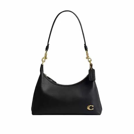 COACH 蔻驰JULIET 25号女士手提包黑色 牛皮革 约：27.5*10.5*11.5cm