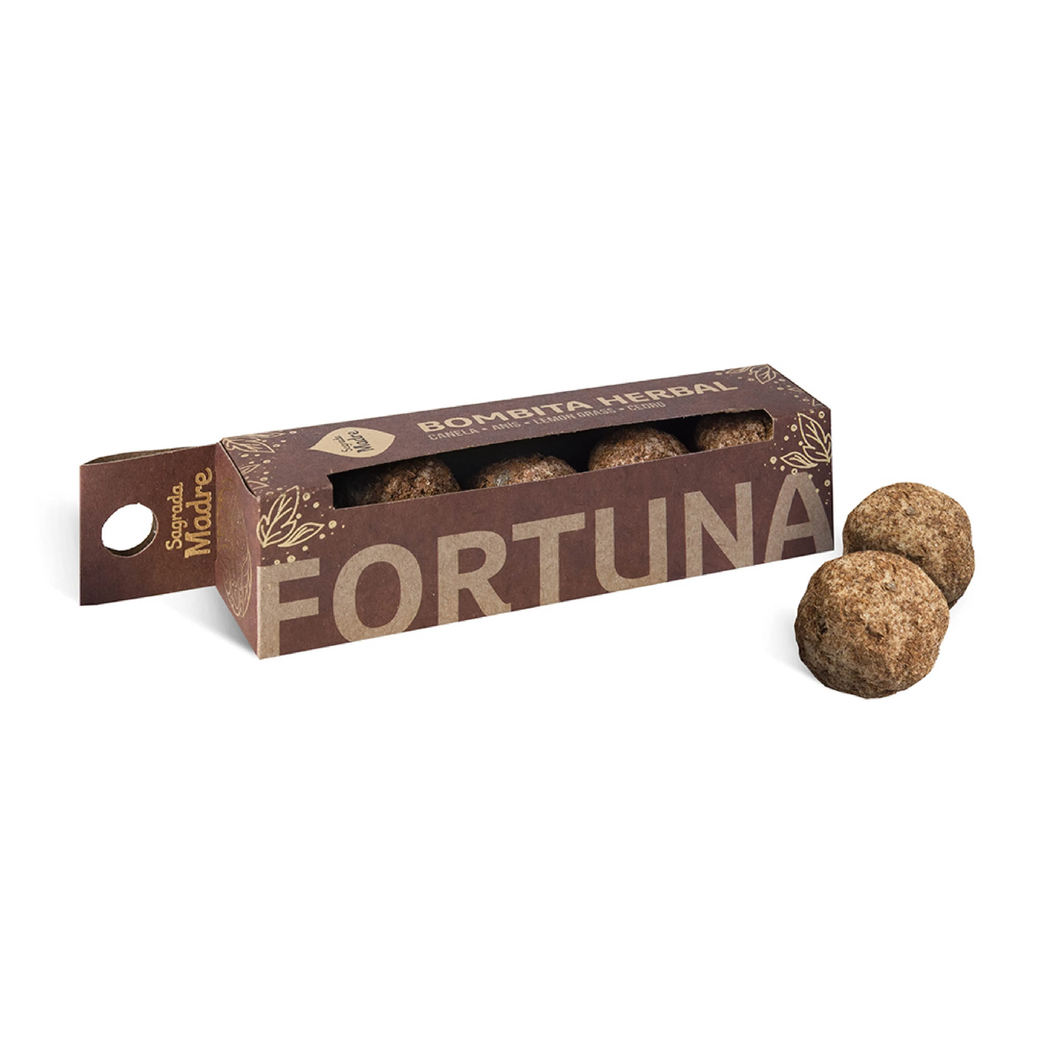 Sagrada Madre 圣马德雷 草药香球系列 SMALL HERBAL BOMB x 4 FORTUNE / 幸运 4个/盒