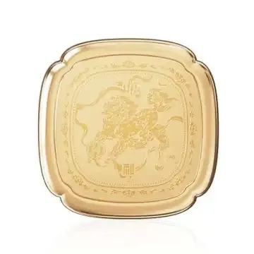 【故宫博物院】鹤禧觉色柔焦蜜粉盘（丹宸金狮）