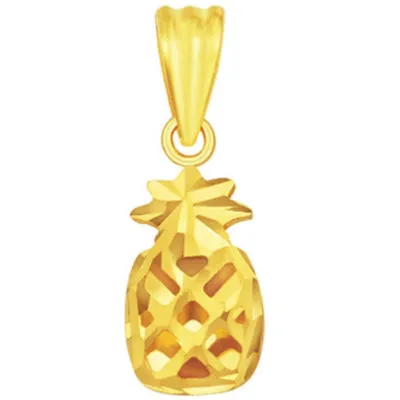 916 Gold Pineapple Pendant​