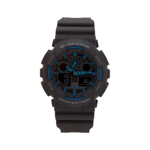 CASIO卡西欧表G-SHOCK石英GA-100-1A2DR男士腕表