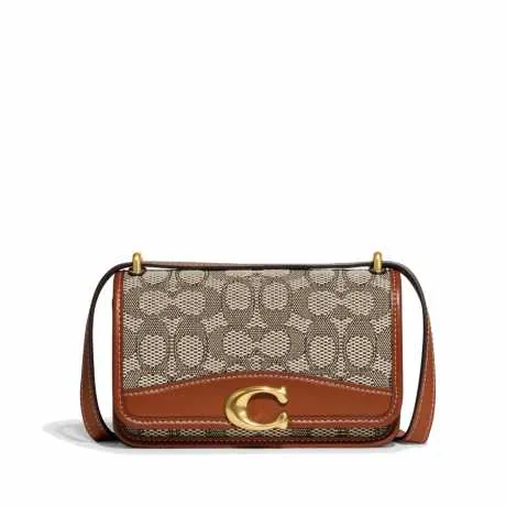 COACH蔻驰经典标志提花织物BANDIT斜挎包CD726 B4TA7