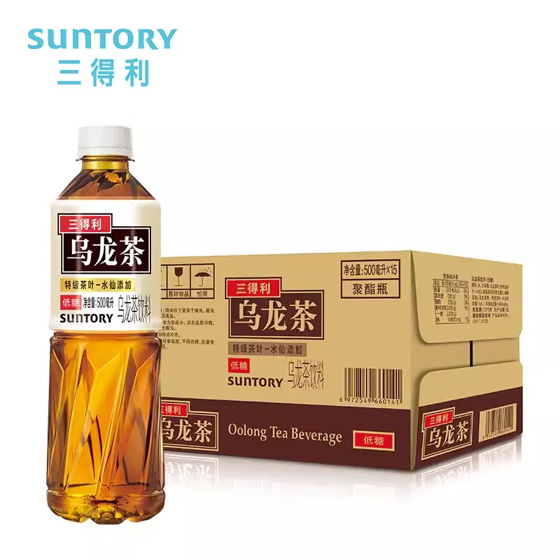 三得利 三得利茶味甘醇 低糖乌龙茶500ml*15瓶 箱装