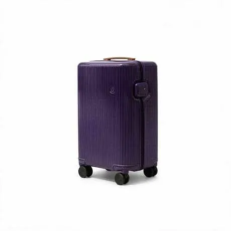 ITO PISTACHIO 2 STRIPED系列 亮面液态紫20英寸旅行箱 TRUNK PC