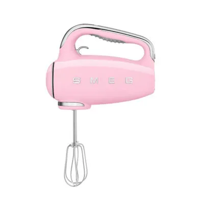 SMEG HMF01PKUK Hand Mixer - Pastel Pink