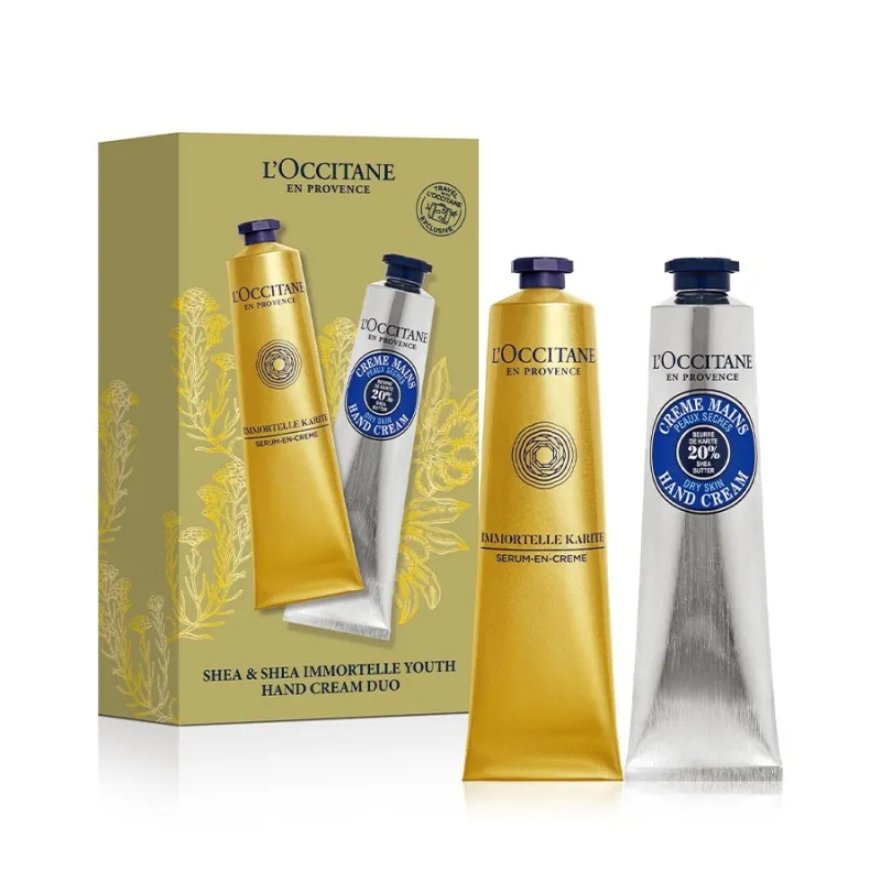 L'OCCITANE欧舒丹乳木果及乳木果蜡菊润手霜75ml*2