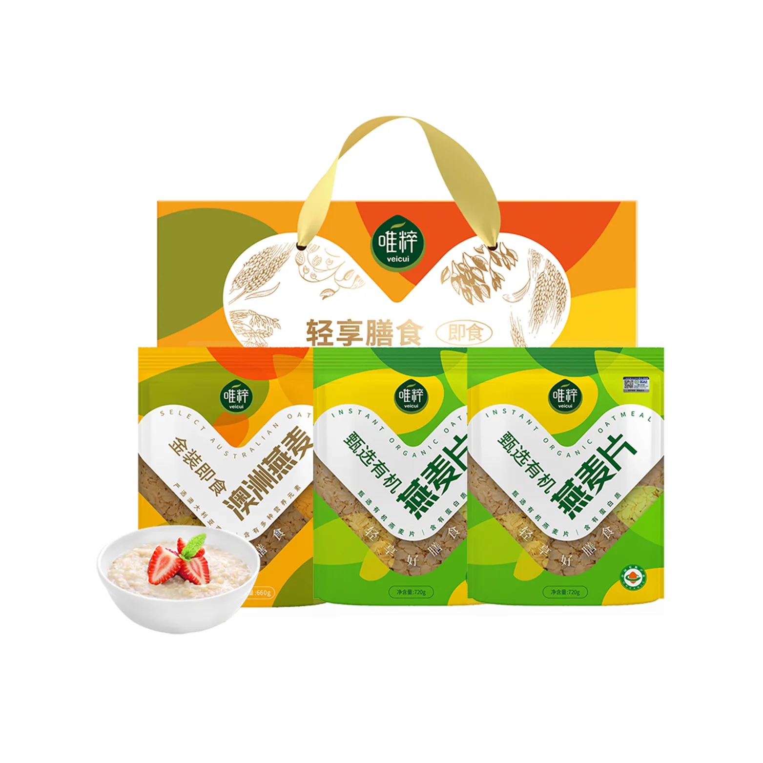 唯粹轻享膳食燕麦礼盒2.1kg