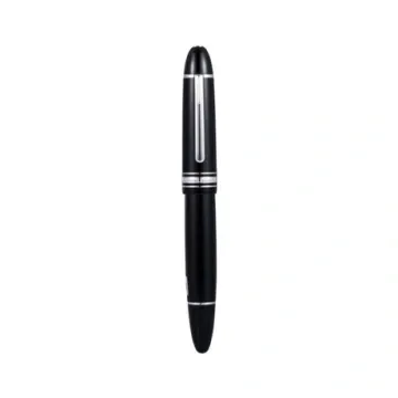 【瑕疵特卖】Montblanc 万宝龙大班149系列镀铂金墨水笔（划痕/外包装污渍， 约14.7cm 黑色 名贵树脂