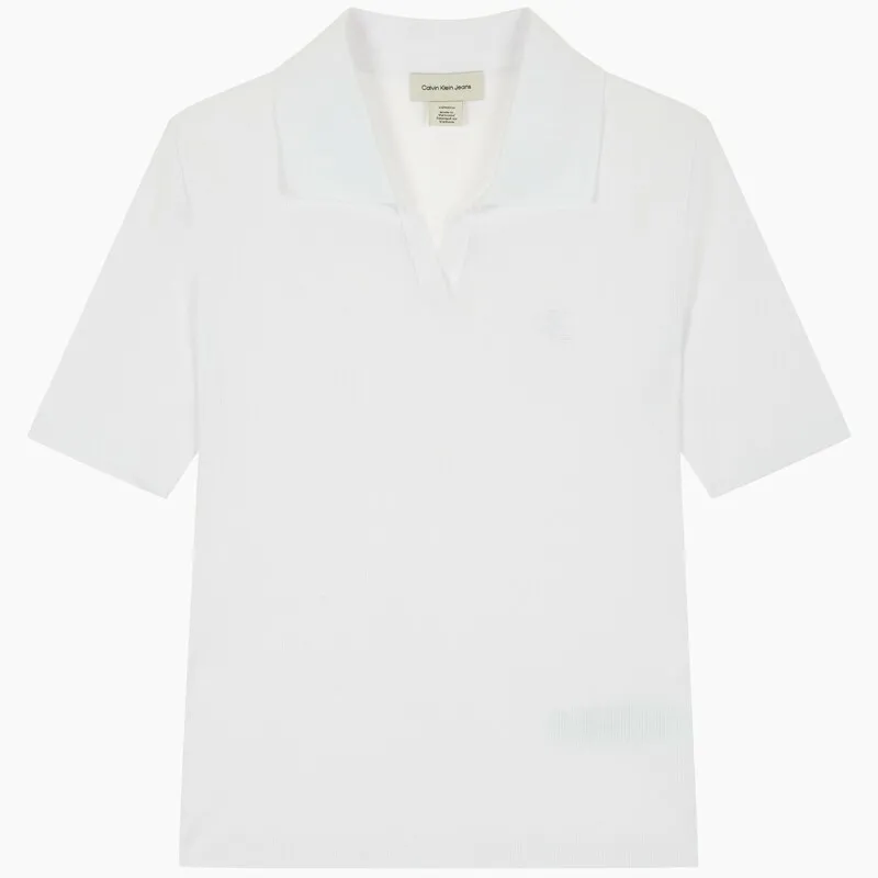 凯文克莱 SLIM FIT V NECK POLO / M