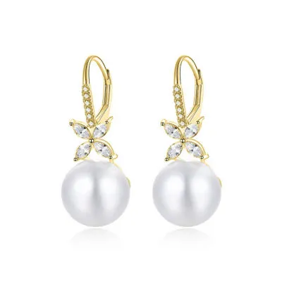 Freshwater Pearl Earrings WE00656 | EVERLEAF