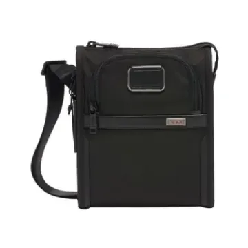 TUMI男士单肩背包 117345-1041 弹道尼龙 黑色 20.5*3.75*24cm