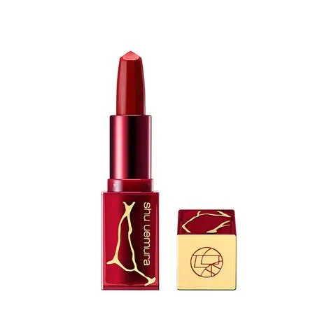shu uemura 植村秀全新无色限绢感唇膏 KSRD188 鎏岩限定