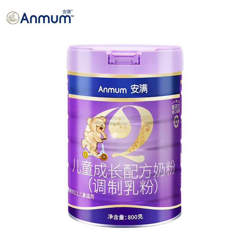 安满（ANMUM）满儿儿童学生高个子成长奶粉骨骼发育长高高牛奶粉 4段800g1罐 奶粉:全脂