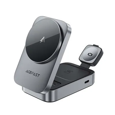 Acefast 3-in-1 Magnetic Charger 22.5W Max Foldable Wireless Charging Station E22
