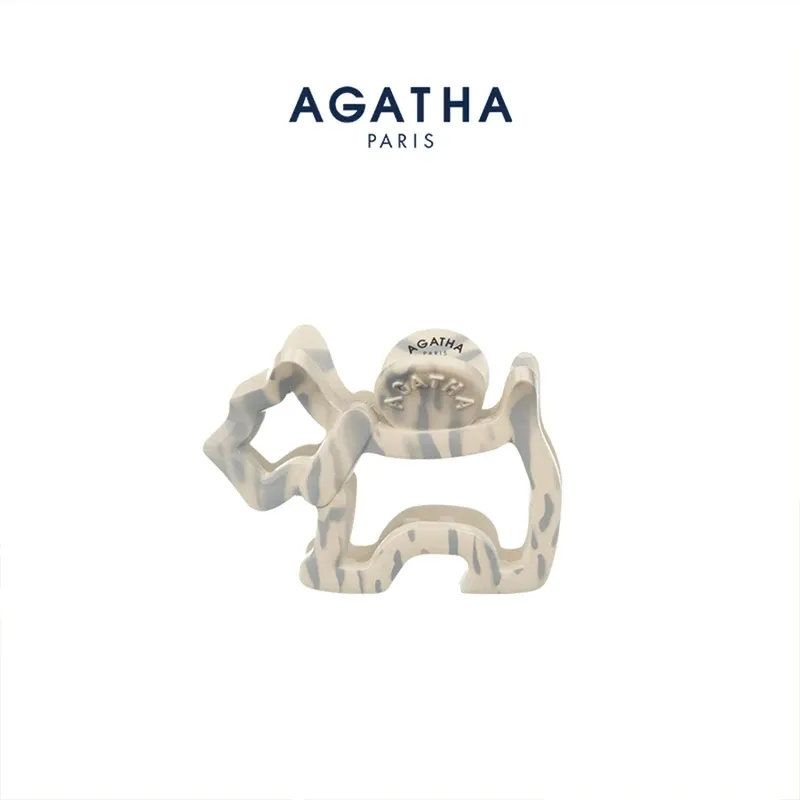Agatha瑷嘉莎动物纹小狗系列发饰02150137-464-TU