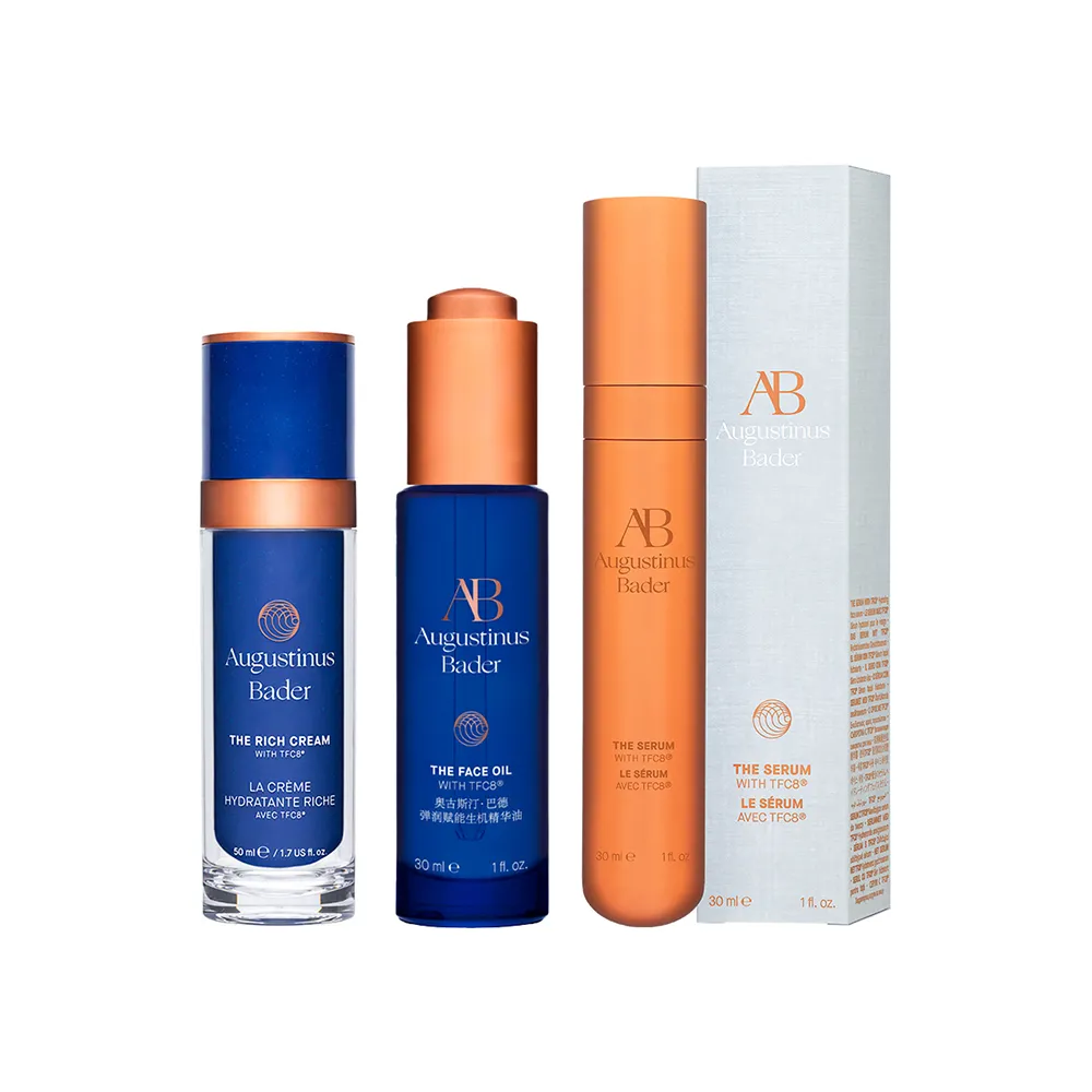 Augustinus Bader 奥古斯汀·巴德 蓝金面霜50ml+蓝金精华30ml+蓝金油30ml【三件套】 30ml+50ml+30ml
