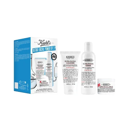 KIEHLS 科颜氏 高保湿三件套装 洁面啫喱150ml +高保湿精华水 250ml+高保湿霜 125ml