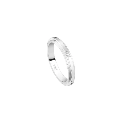 Piaget 伯爵Possession系列白金镶钻戒指G34P5H49