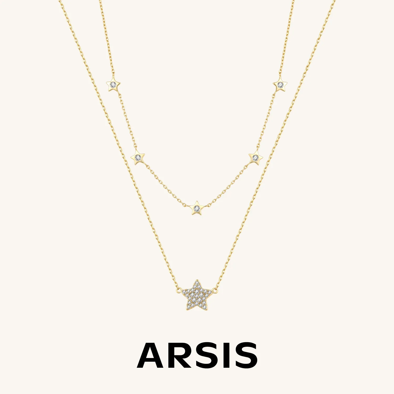 ARSIS 星空项链（金色）