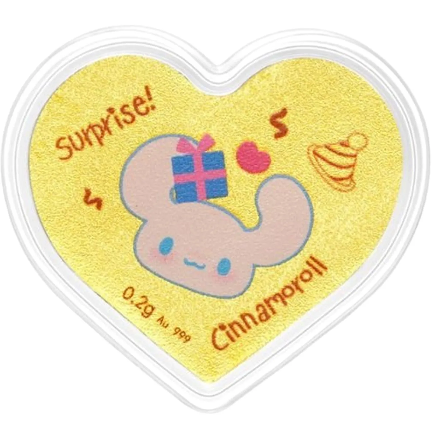 Sanrio Hello Kitty 50th Anniversary Cinnamoroll Heart Coin