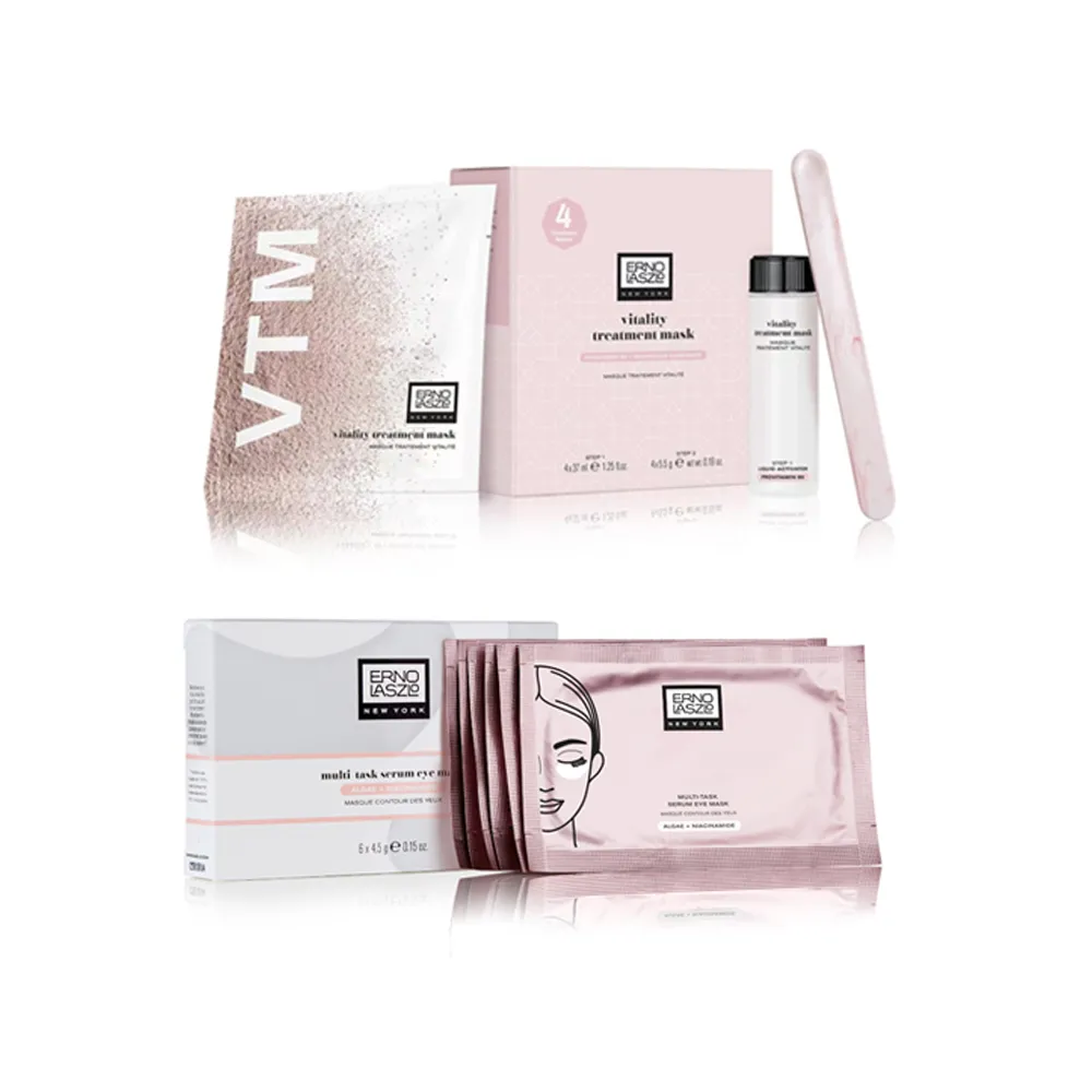 ERNO LASZLO 奥伦纳素 【下架】冰白3D眼面护理组合 冰白面膜4组+眼膜6对