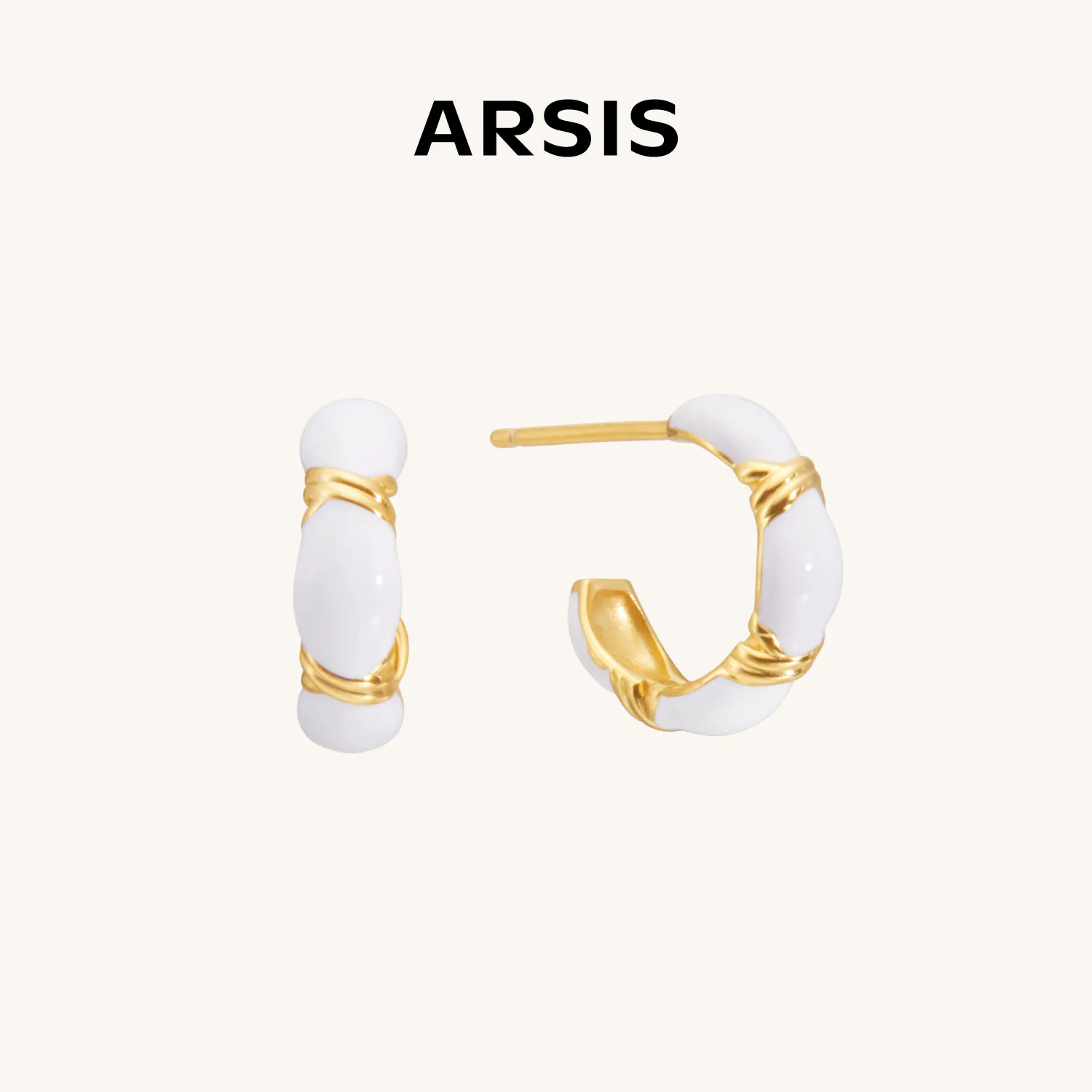 ARSIS 南法假日耳钉（小号） 金色
