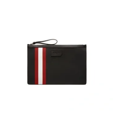 BALLY 巴利男士手抓包6224351001 黑色 合成纤维 24*35cm