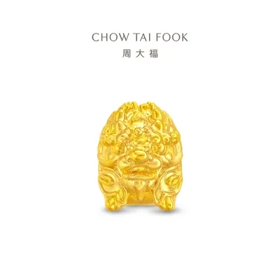 周大福故宫系列足金黄金转运珠吊坠R35635(送皮手绳)