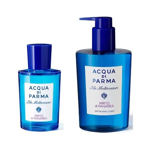 【帕尔玛之水组合】帕尔玛之水蓝色地中海淡香水（加州桂香） 100ml+蓝色地中海手部身体洁肤露（加州桂香） 300ml