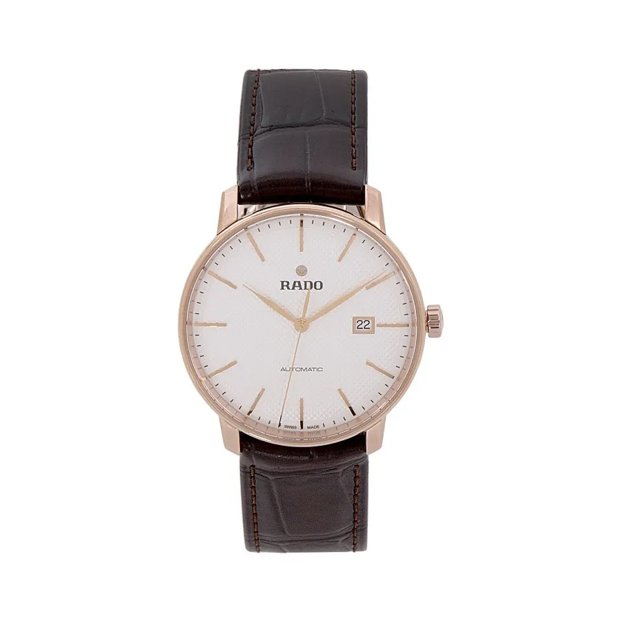 Rado 雷达晶璨系列男士皮制表带机械手表