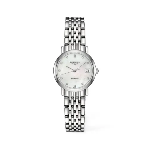 Longines浪琴Elegant系列钢带机械女士腕表