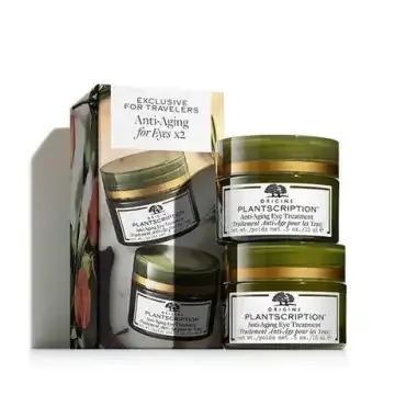 ORIGINS悦木之源榆绿木青春紧弹眼部精华乳套组 15ml*2