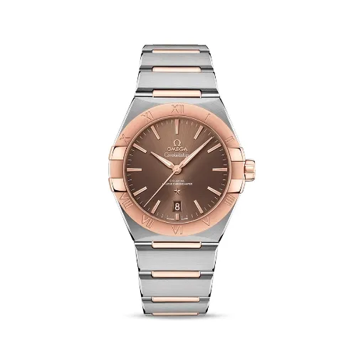 OMEGA欧米茄星座系列K金机械男士腕表