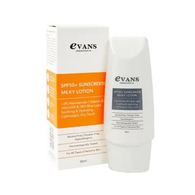 Evans SPF50+ 防晒乳液 50毫升