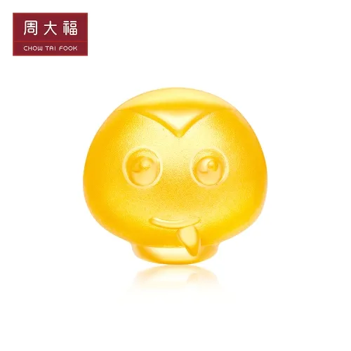 周大福蛇年生肖系列足金黄金转运珠吊坠R21788(送皮手绳) E1027936